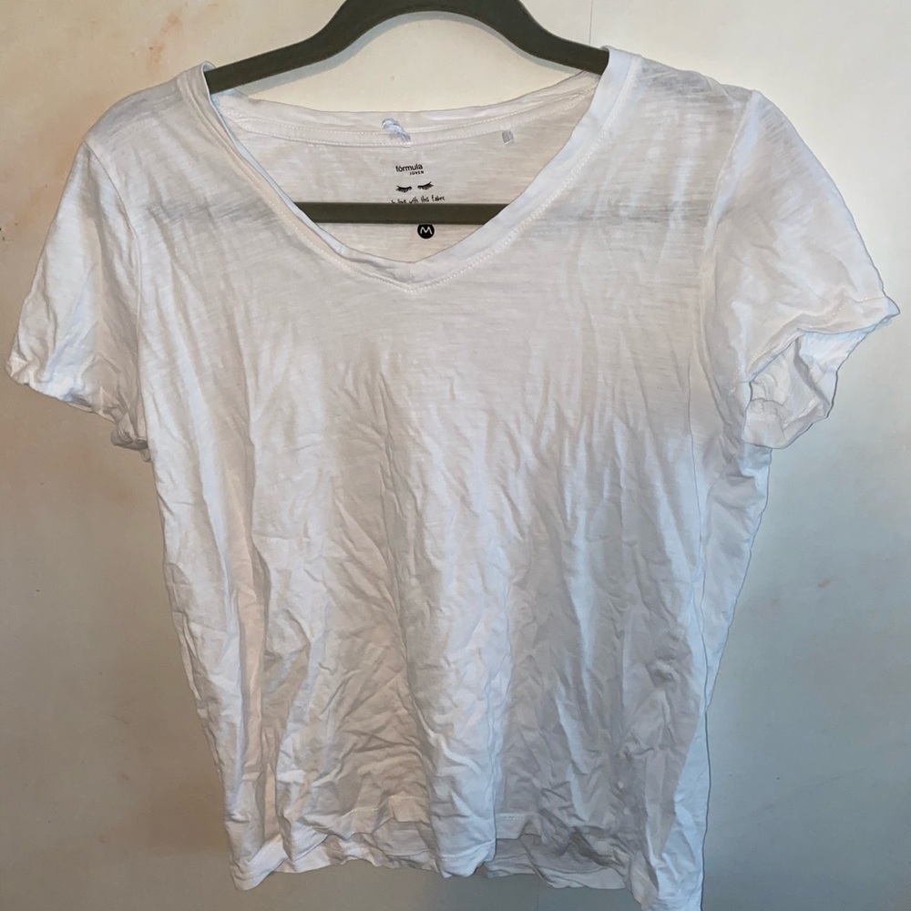 Plain white shirt